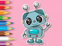 Cluiche Coloring Book: Smile Robot