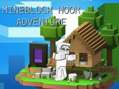 Cluiche Mineblock Hook Adventure