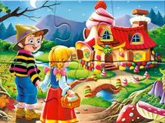 Cluiche Jigsaw Puzzle: Gingerbread House