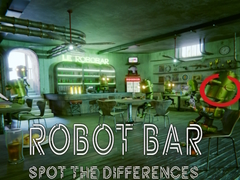Cluiche Robot Bar Spot the differences