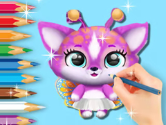 Cluiche Coloring Book: Cute Fluvsies