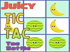 Cluiche Juicy Tic Tac Toe Battle