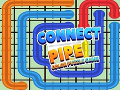 Cluiche Connect Pipe Color Puzzle Game