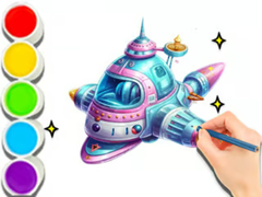 Cluiche Coloring Book: Space Travel