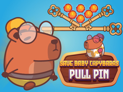 Cluiche Save Baby Capybaras Pull Pin