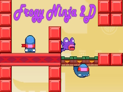 Cluiche Frogy Ninja 2D
