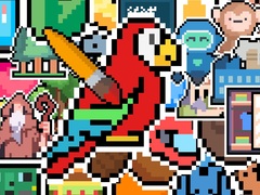 Cluiche The Frame: Pixel Art