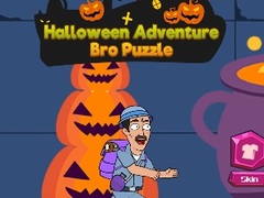 Cluiche Halloween Adventure Bro Puzzle