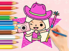 Cluiche Coloring Book: Toca Baca World