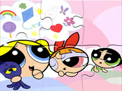 Cluiche Jigsaw Puzzle: Powerpuff Girls Sweet Dream
