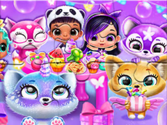Cluiche Jigsaw Puzzle: Fluvsies Family
