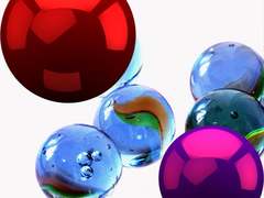 Cluiche Color Balls Glow In The Dark