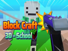 Cluiche Block Craft 3D - School