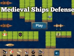 Cluiche Medieval Ships Defense