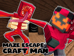Cluiche Maze Escape: Craft Man