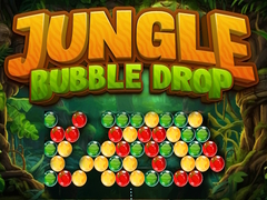 Cluiche Jungle Bubble Drop