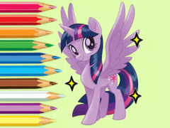 Cluiche Coloring Book: Twilight Sparkle