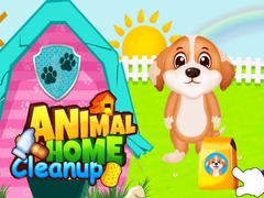 Cluiche Animal Home Cleanup