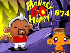 Cluiche Monkey Go Happy Stage 874