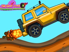 Cluiche Hill Climb Truck Transform Adventure