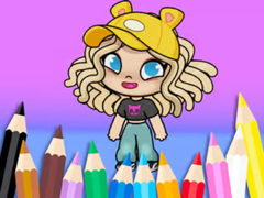 Cluiche Coloring Book: Avatar Life Girl