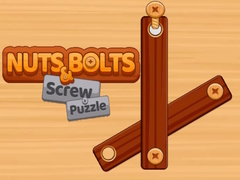 Cluiche Nuts and Bolts Screw Puzzle