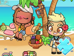 Cluiche Jigsaw Puzzle: Avatar World Sunbathing