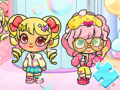 Cluiche Jigsaw Puzzle: Avatar World Candy Girl
