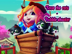 Cluiche Save the Cats - Bubble Shooter