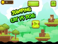 Cluiche Jumping Cat Vs Dog