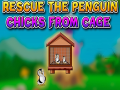 Cluiche Rescue the Penguin Chicks from Cage