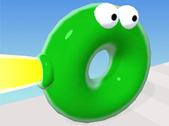 Cluiche Bouncy Blob Race: Obstacle Course