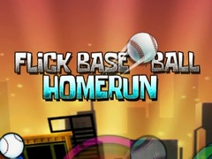 Cluiche Flick Baseball Super Homerun