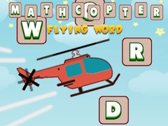 Cluiche Mathcopter flying Word