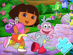 Cluiche Jigsaw Puzzle: Dora The Explorer