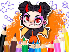 Cluiche Coloring Book: Avatar World Cute Devil