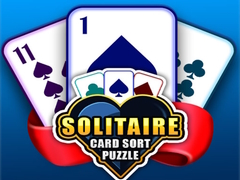 Cluiche Solitaire Card Sort Puzzle