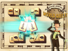 Cluiche Mahjong Adventure: World Quest