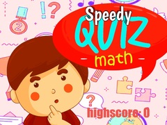 Cluiche Speedy Quiz Maths
