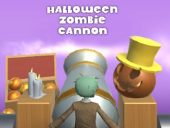 Cluiche Halloween Zombie Cannon