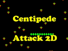 Cluiche Centipede Attack 2D