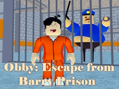 Cluiche Obby: Escape from Barry Prison