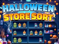 Cluiche Halloween Store Sort