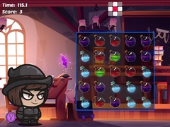Cluiche Wizardry Match 3 Battles