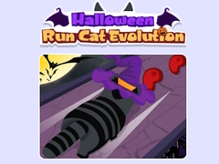 Cluiche Halloween Run Cat Evolution 