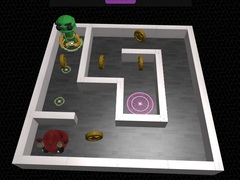 Cluiche 3d Maze And Robot