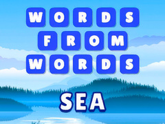 Cluiche Words from words: Sea
