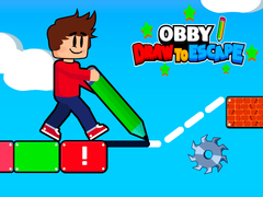 Cluiche Obby Draw to Escape