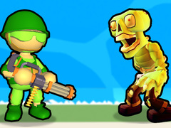 Cluiche Destruction of Stickman Zombie