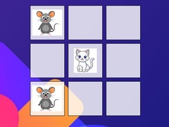 Cluiche Tic-tac-toe Mouse Vs Cat